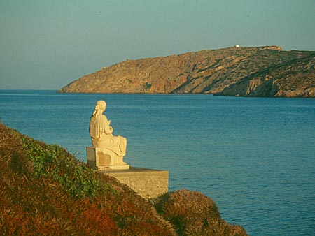 Katapola. Amorgos. Grekland.