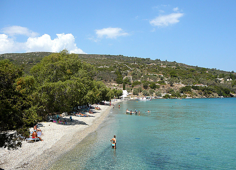 Kerveli beach på Samos.