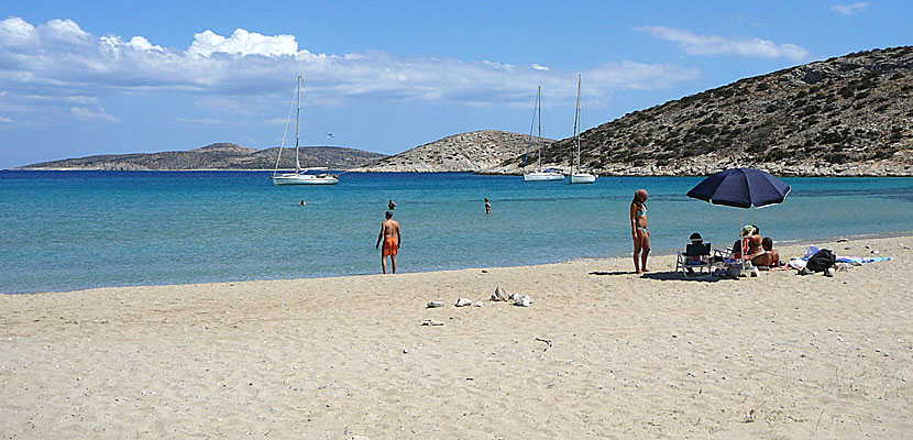 Livadi beach är Iraklias bästa strand. 