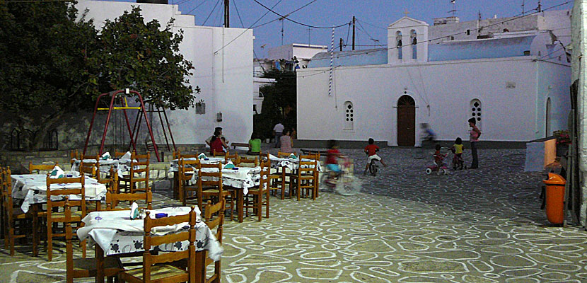 Taverna i Chora på Kimolos.