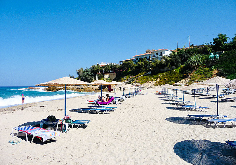 Bra hotell och pensionat vid Livadi beach på Ikaria.