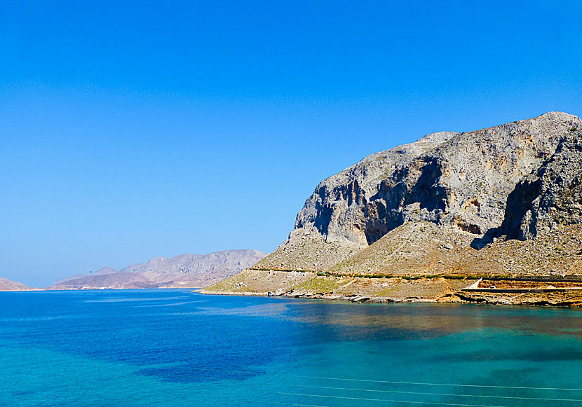 Kalkstensbergen mellan Massouri och Emporios på Kalymnos är sannerligen imponerande och perfekta för bergsklättring.