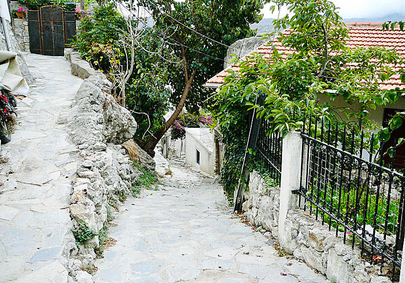 Den genuina byn Spili söder om Rethymnon på Kreta.