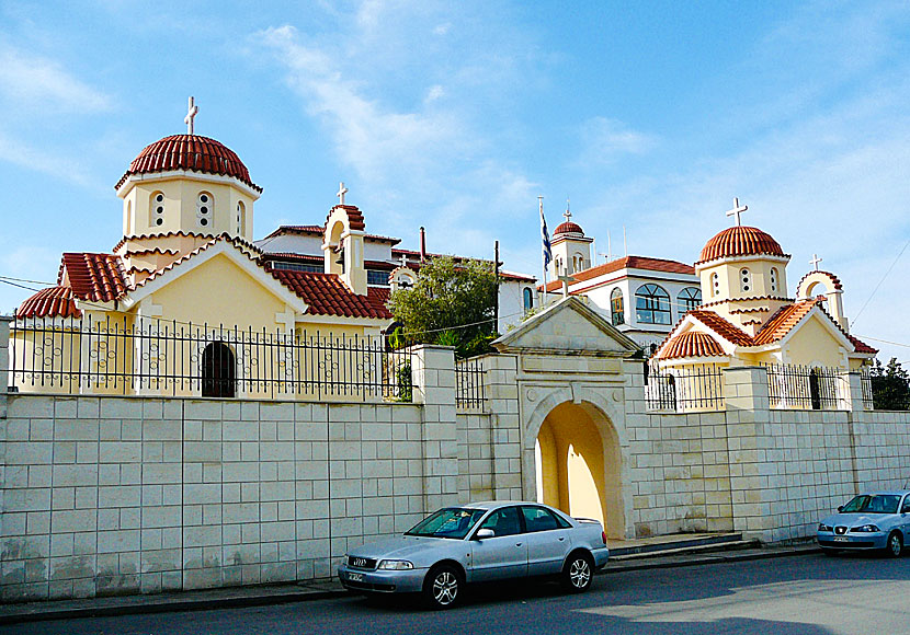Klostret Monastery of Spili på Kreta.