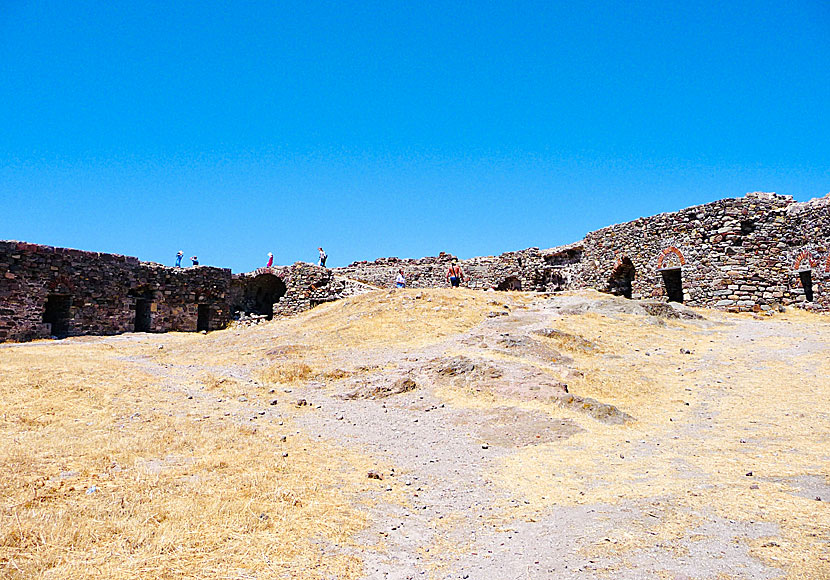 Fästningen i Sigri på Lesbos uppfördes 1757 på ruinerna av ett venetianskt fort, ett så kallat Kastro.