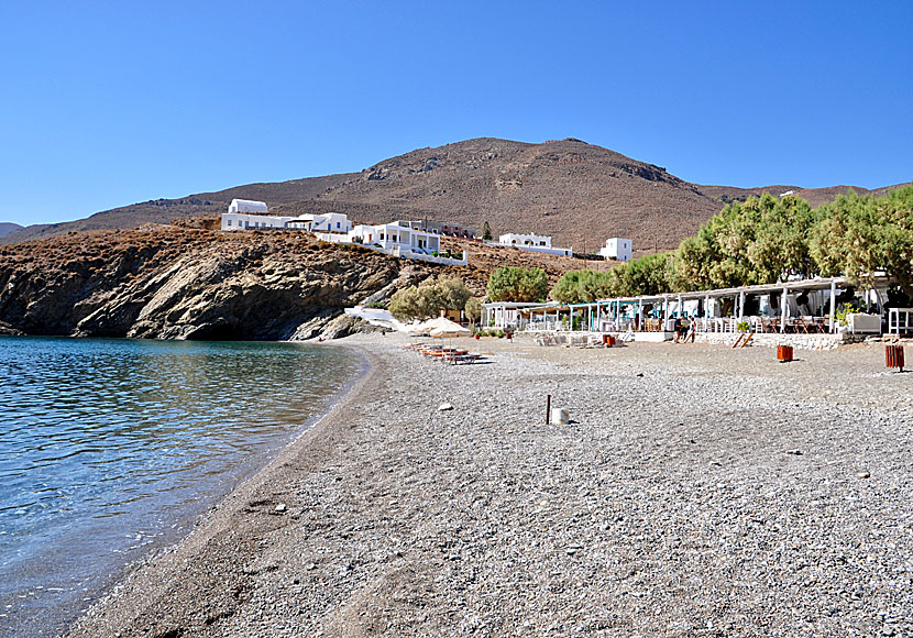 Livadia beach på Astypalea i Grekland.