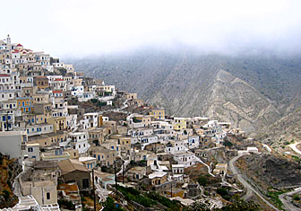 Olymbos p&aring; Karpathos.