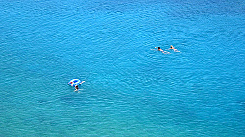 Agathi beach p&aring; Rhodos.