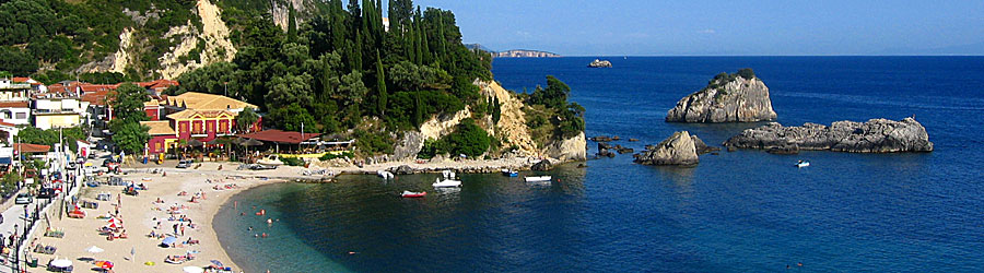 Parga i Grekland.