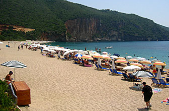 Lichnos beach.  Parga.