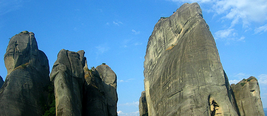 Meteora i Grekland.