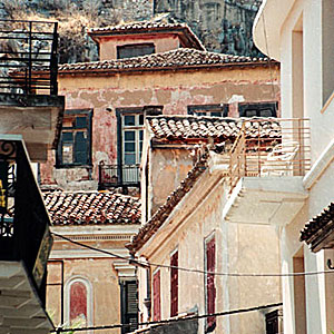 Vackra hus i Nafplio.