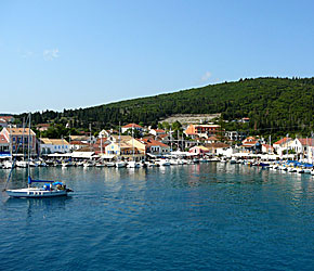 Fiskardo. Kefalonia. Grekland.