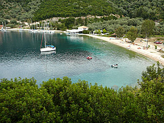Spilia beach. 