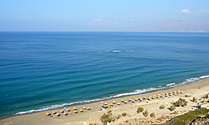 Kommos beach n&auml;ra Kalamaki norr om Matala.