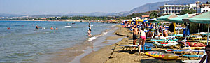 Georgioupolis mellan Chania och Rethymnon.