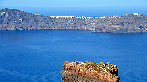 Byn Manolos sedd fr&aring;n Imerovigli p&aring; Santorini.