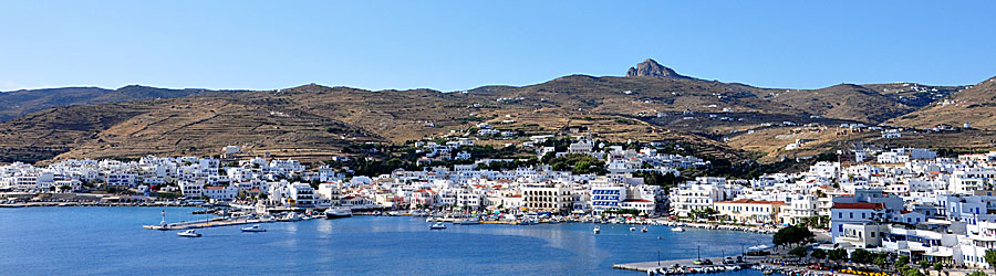 Tinos stad.