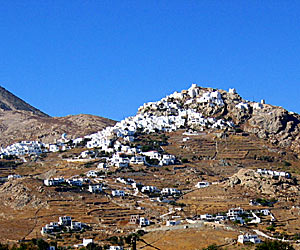 Chora p&aring; Serifos.