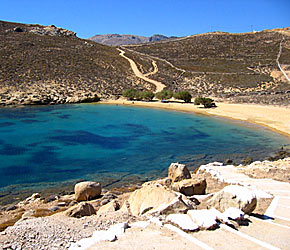 Agios Sostis beach.