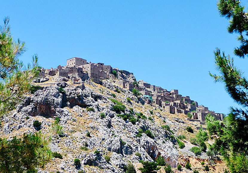 Autiokylä Anavatos. Chios. Kreikka. 