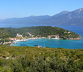 Posidonio p&aring; syd&ouml;stra Samos.