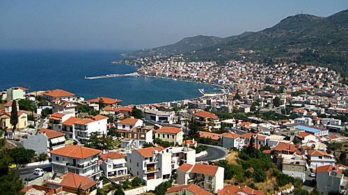 Samos stad.