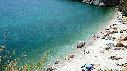 Chalikiada beach p&aring; Agistri.
