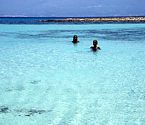 Elafonissos fantastiska vatten. 
