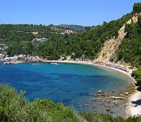 Stafilos beach.