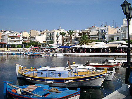 Agios Nikolaos på Kreta.