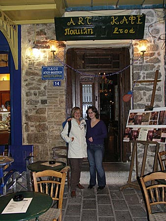 Trevlig taverna i Psirri.