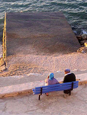 Katapola. Amorgos. Grekland.