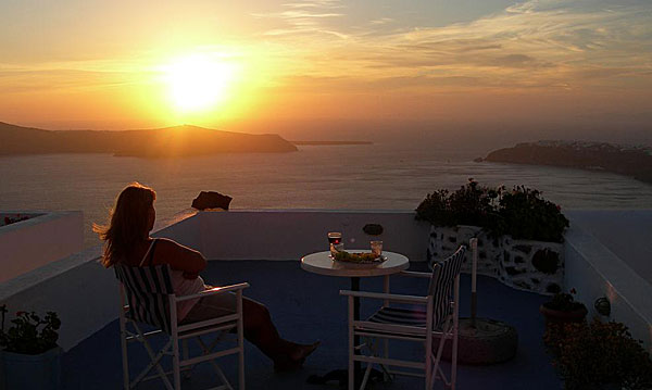 Bilder fr&aring;n Grekland. Santorini.