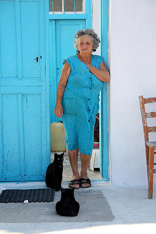 Katapola p&aring; Amorgos.