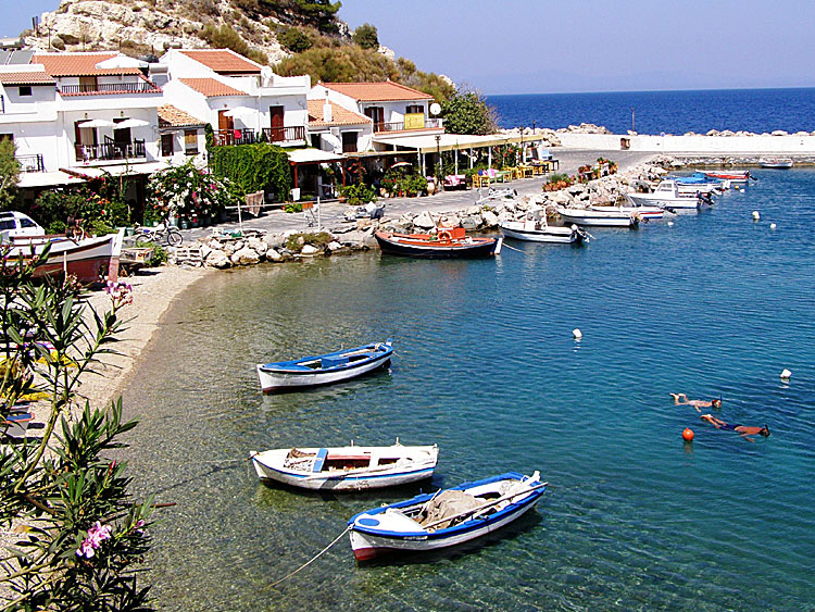 Kokkari p&aring; Samos.