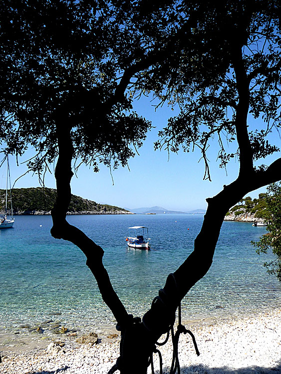 Filiatro beach  n&auml;ra Kioni p&aring; Ithaka