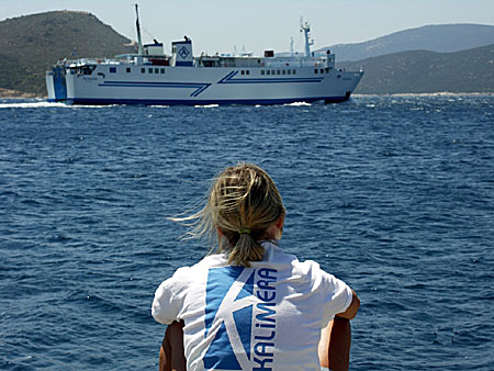 Marm&aacute;ri. Evia. Grekland.