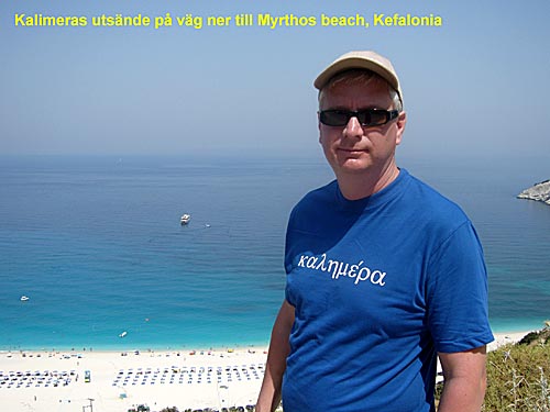 Myrtos beach, Kefalonia.