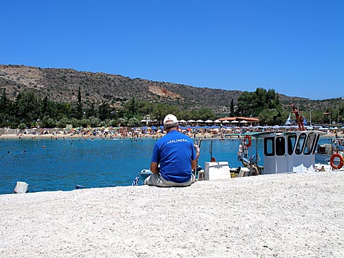 B&aring;ttur i Soudabukten p&aring; Kreta.
