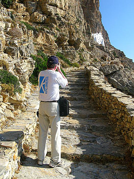 Klostret p&aring; Amorgos.