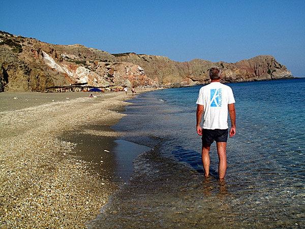 Paleochori - Milos. B&auml;sta badet p&aring; denna &ouml;.