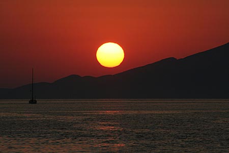 Katapola. Amorgos. Grekland.