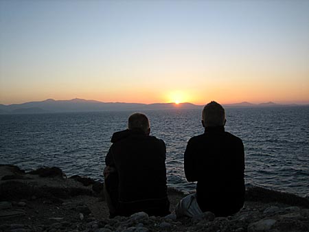 Naxos stad. Naxos.