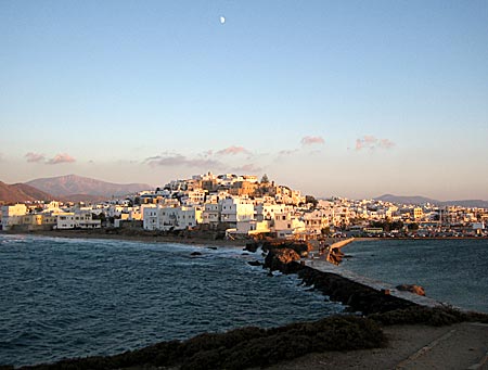 Naxos stad. Naxos.
