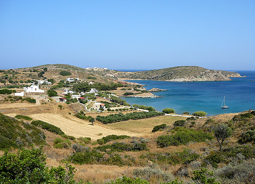 Katsadia beach p&aring; Lipsi.