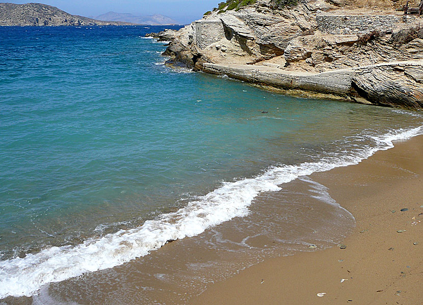 Paradisi beach på Amorgos.