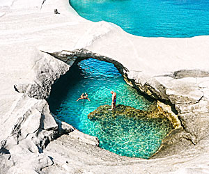 Veckans strand fr&aring;n Grekland.