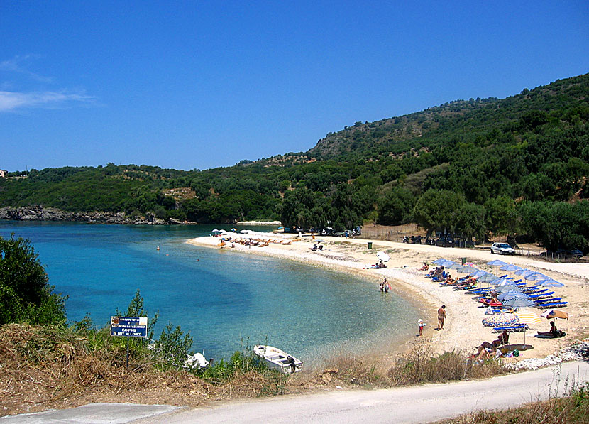 Agia Paraskevi beach norr om Parga.