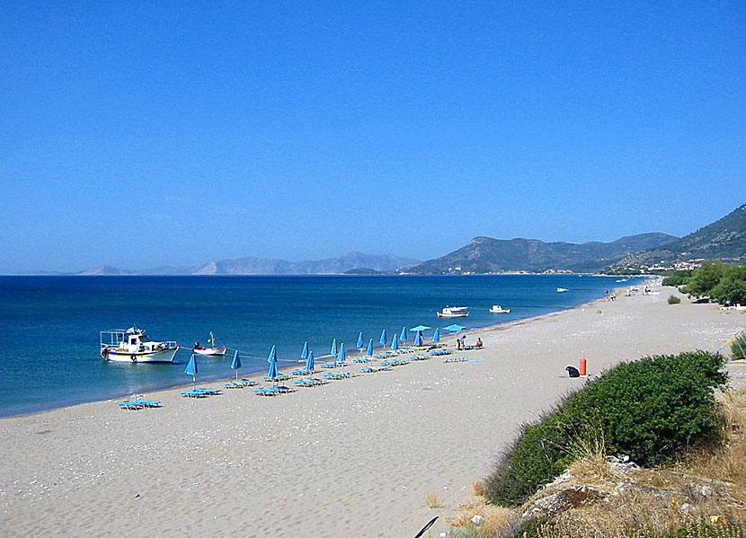 Stränder på Samos. Votsalakia beach.